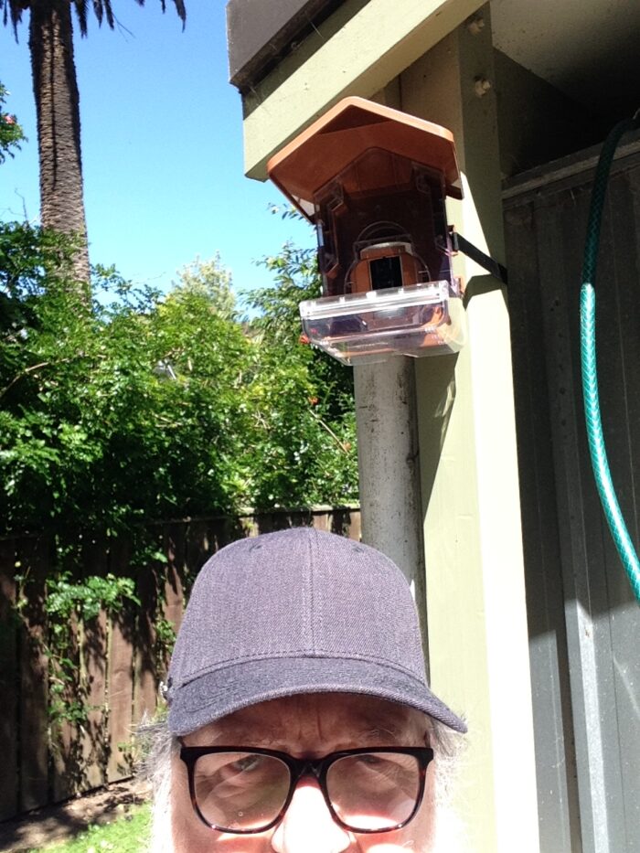 No.4 me and bird feeder camera